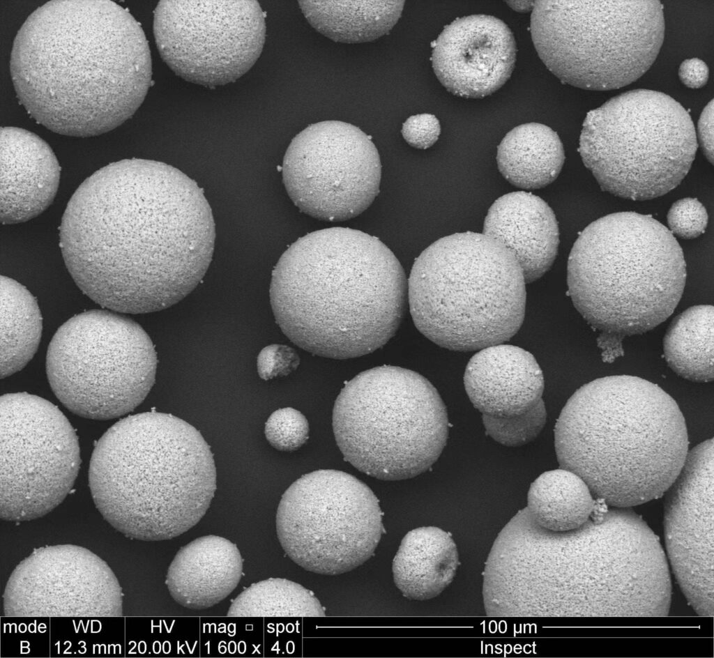 hollow spheres，agglomerated & sintered YSZ powder